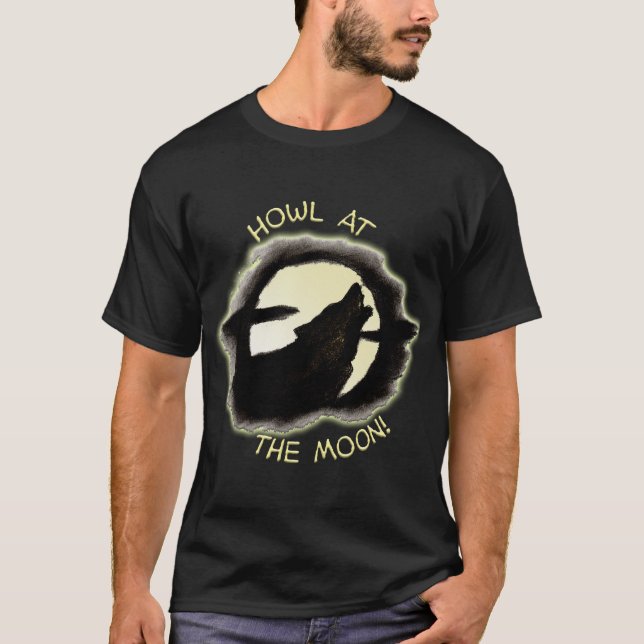 Howl vid Måne 23 T Shirt (Framsida)