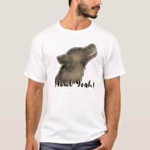 Howl Yeah! Rymdgalax Varg Siluett T-Shirt