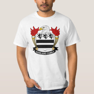 Howland familjvapensköld t-shirt