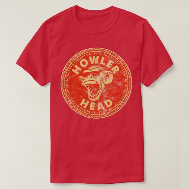 Howler Head Whiskey T Shirt (Design framsida)