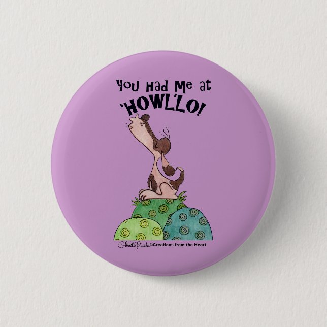 Howler Hund Knapp (Framsida)