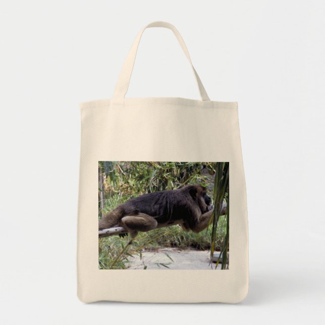 Howler Monkey Organic Livsmedel Tote Tygkasse (Framsidan)