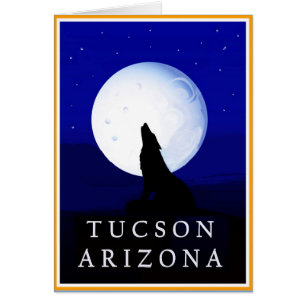Howlin Coyote - Tucson Arizona Hälsningskort