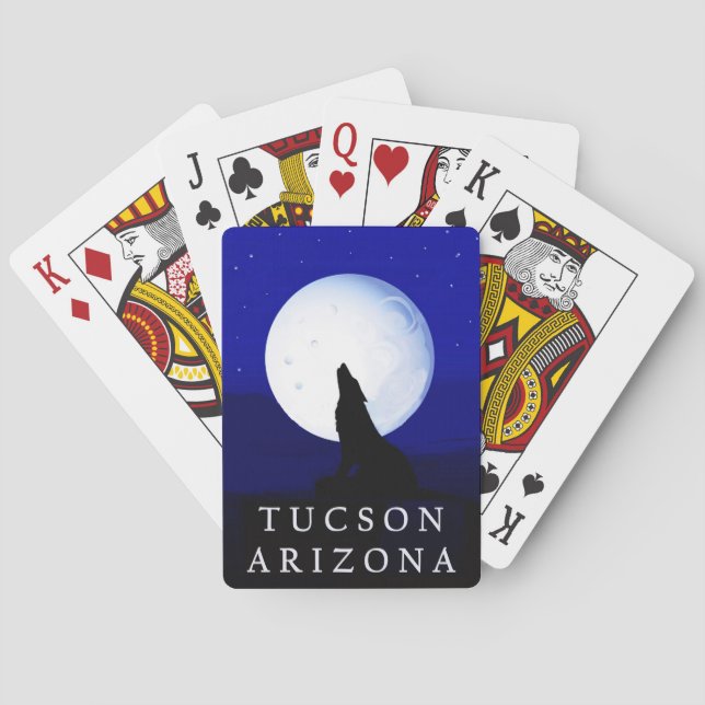 Howlin Coyote - Tucson Arizona Kortlek (Baksidan)