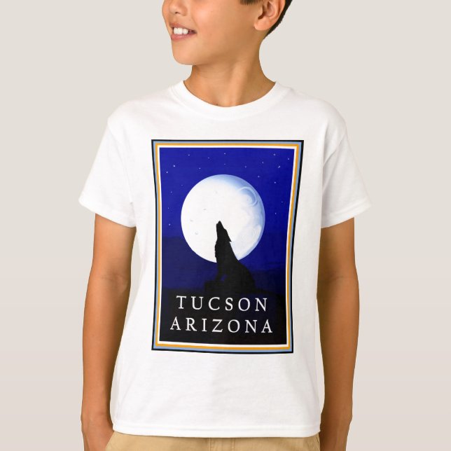 Howlin Coyote - Tucson Arizona T-shirt (Framsida)