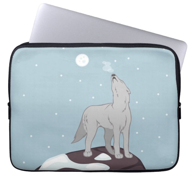 Howling Arktis Varg Laptop Fodral (Framsidan)