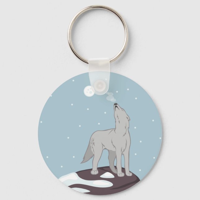 Howling Arktis Varg Nyckelring (Framsida)