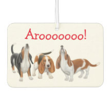 Howling Basset Hound Hundar Luft Freshener