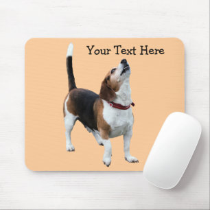 Howling Beagle Cute Hund Mousepad Musmatta