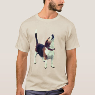 Howling Beagle Cute Hund T Shirt