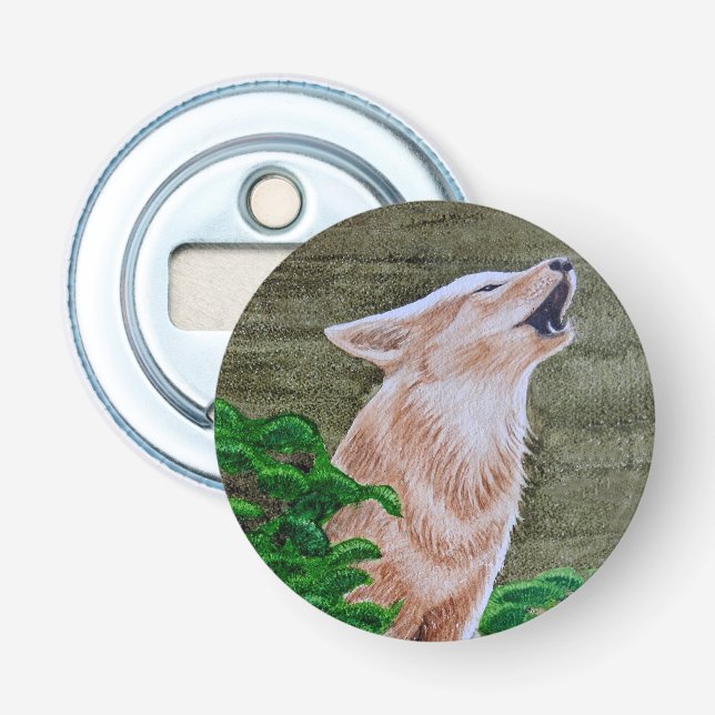 Howling Coyote Flasköppnare (Framsidan)