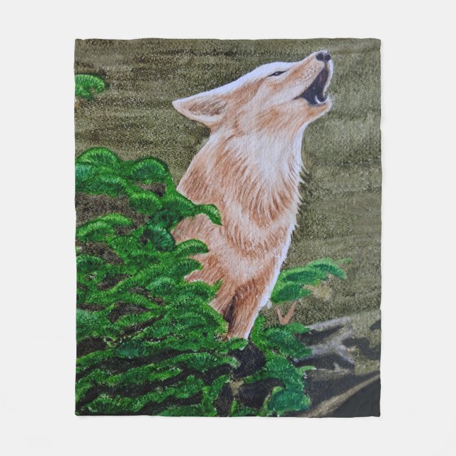 Howling Coyote Fleecefilt (Framsidan)