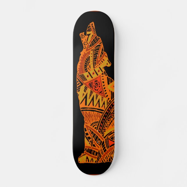 Howling Coyote Southwest Extreme Sports Skateboard (Framsida)