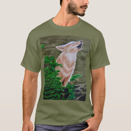 Howling Coyote   T Shirt