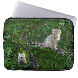 Howling Fox-hölje för bärbara datorer Laptop Fodral