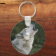 Howling grått varg, vacker foto porträtt, gåva nyckelring (Front)