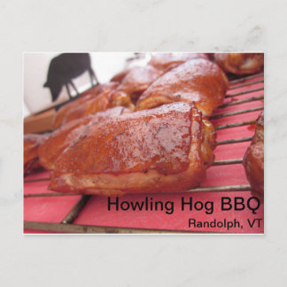 Howling Hog Barbecue Chicken är Tasty Postcard Vykort
