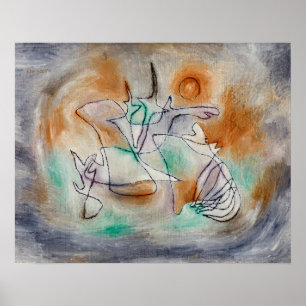 Howling Hund (1928) av Paul Klee Poster