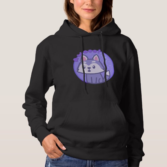 Howling Husky T Shirt (Framsida)