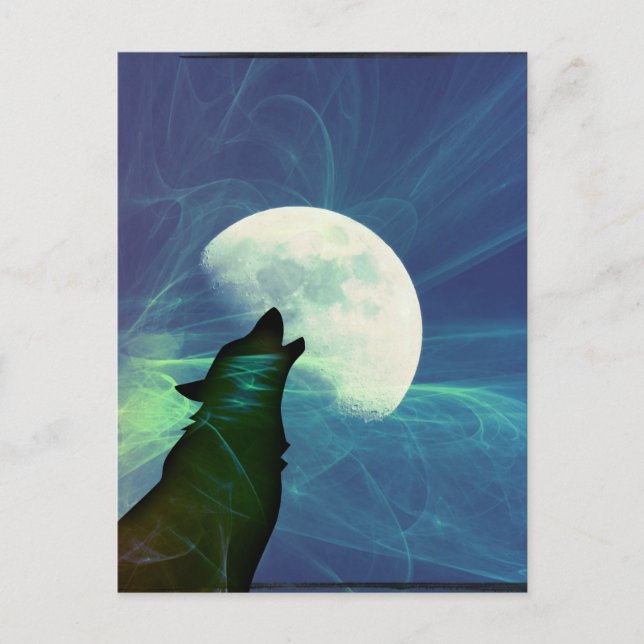 Howling Måne Vykort (Framsida)