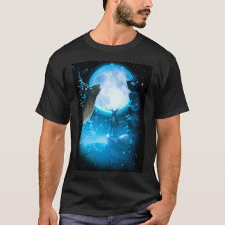 Howling Reindeer T Shirt