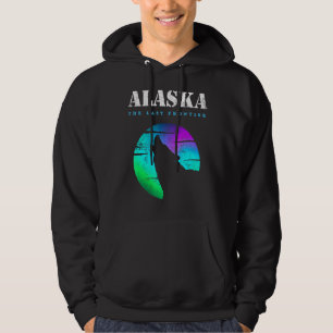 Howling Varg Alaska Native American Alaska Tribal Hoodie