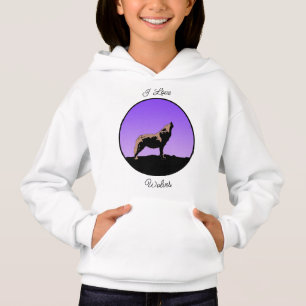 Howling Varg at Sunset - Original Wildlife Art Ho T Shirt