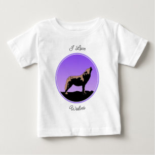 Howling Varg at Sunset - Original Wildlife Art T Shirt