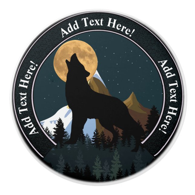 Howling Varg Full Moon Knopp (Framsidan)