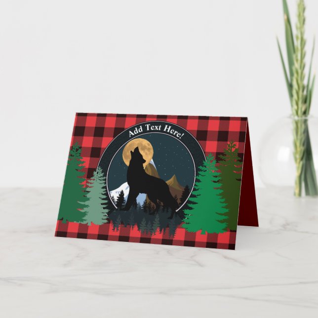 Howling Varg Full Moon Kort (Framsida)