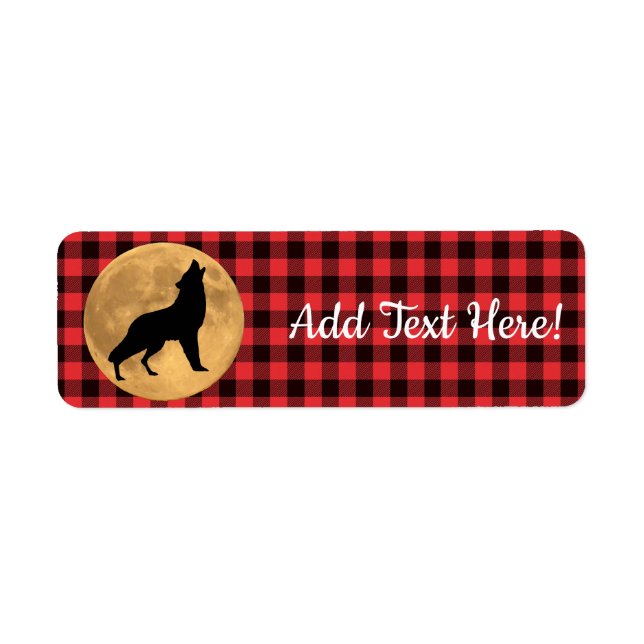 Howling Varg Full Moon Returadress Etikett (Framsidan)