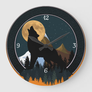 Howling Varg Full Moon Stor Klocka