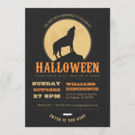 Howling Varg Halloween fest Inbjudan