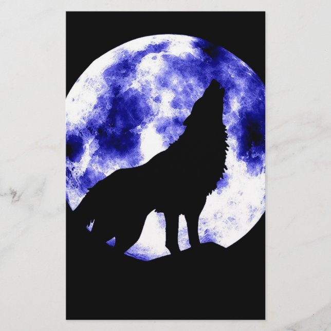 Howling Varg i Måne (Framsida)