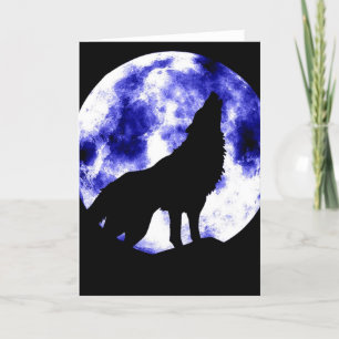 Howling Varg i Måne Kort