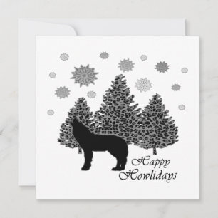 Howling Varg Lycklig Howlidays Leopard Mönster Snö