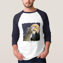 HOWLING VARG & MÅNE Shirt with Wildlife Dikt T