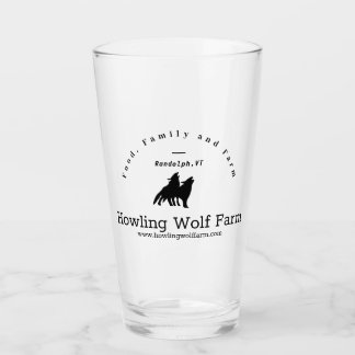 Howling Varg Pint Glass Glaskopp