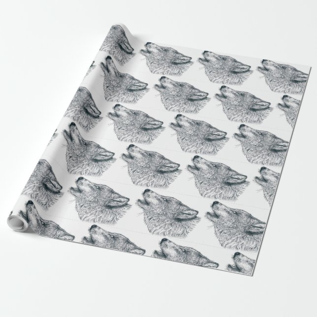 Howling Varg Presentpapper (Utrullad)