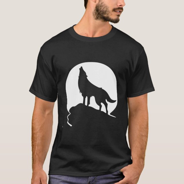Howling Varg T Shirt (Framsida)