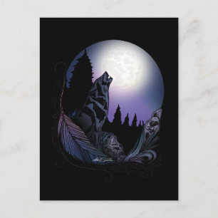 Howling Varg Vykort