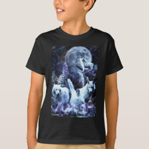Howling Vargars Winter Forest Animals Varg T Shirt