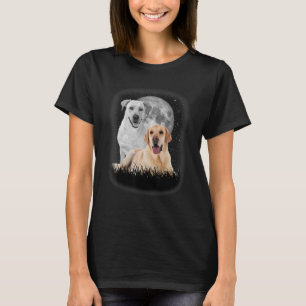Howling vid Måne Labrador-Hund T Shirt