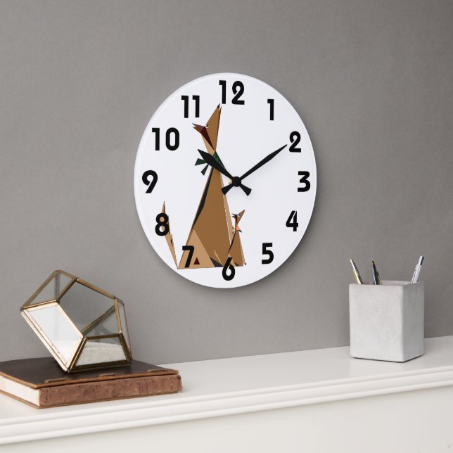 Howling Wall Clock Stor Klocka (Kontor)