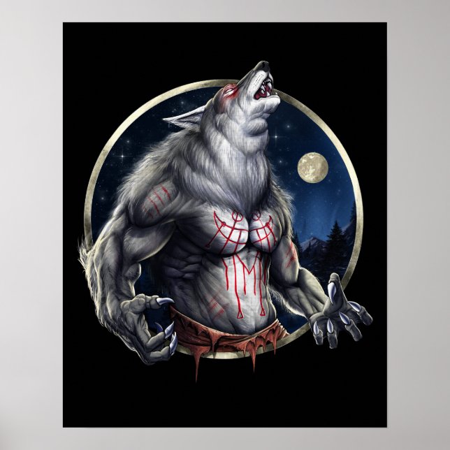 Howling Werevarg Poster (Framsidan)