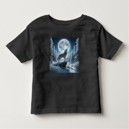 Howling Wolf In Winter T Shirt