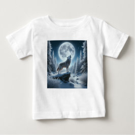 Howling Wolf In Winter T Shirt