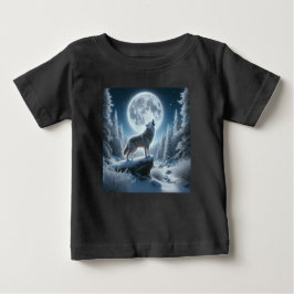 Howling Wolf In Winter T Shirt
