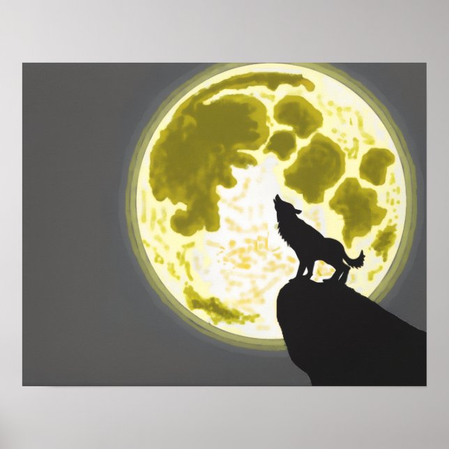howling wolf poster (Framsidan)