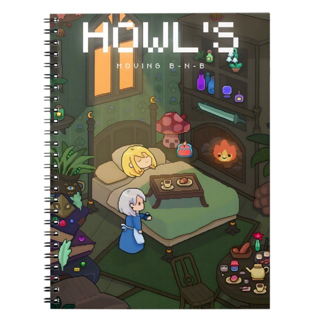 Howls Flytta B&B: En alternativ tidslinje Anteckningsbok (Framsidan)